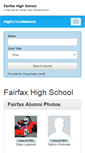 Mobile Screenshot of fairfaxhighschoolalumni.com